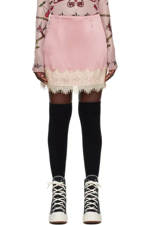 Anna Sui Pink Soiree Miniskirt
