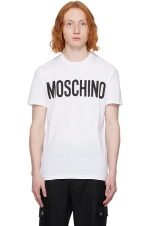 Moschino White Print T-Shirt