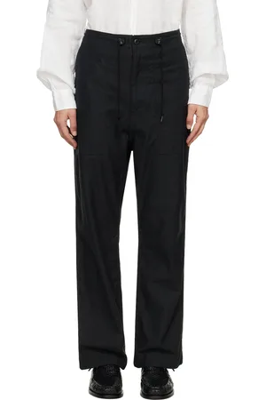 Pins & Needles Black String Fatigue Trousers