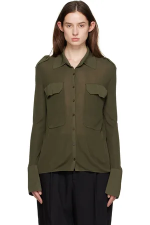 AYA MUSE Green Buttoned Shirt