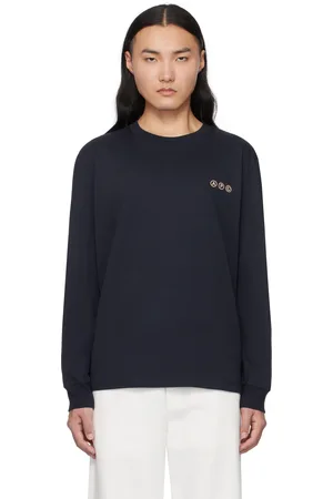 A.P.C. Navy Manche Longue Adresse T-shirt