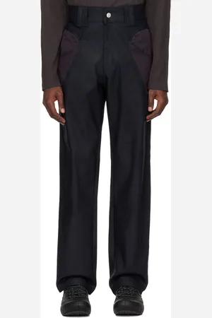 AFFXWRKS Black & Purple Forge Denim Cargo Pants