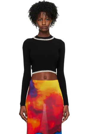 Paco rabanne Black Cropped Sweater