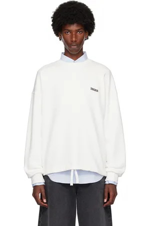 Ermenegildo Zegna White Crewneck Sweatshirt