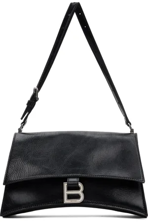 Balenciaga Black Crush Small Sling Bag