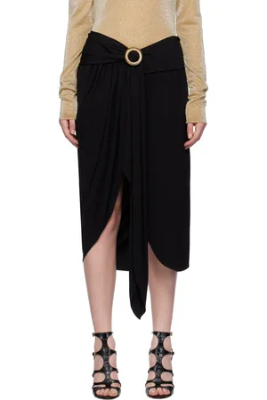 Lanvin Mélodie Wrap Midi Skirt