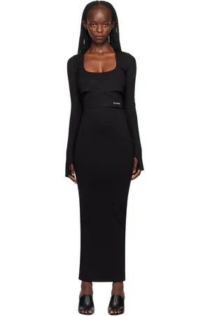 Alaïa Black Sculpting Maxi Dress