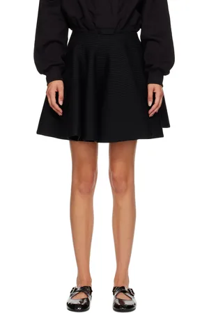 Alaïa Black Circular Miniskirt