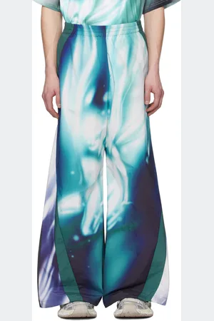 Gerrit Jacob Blue Printed Track Pants