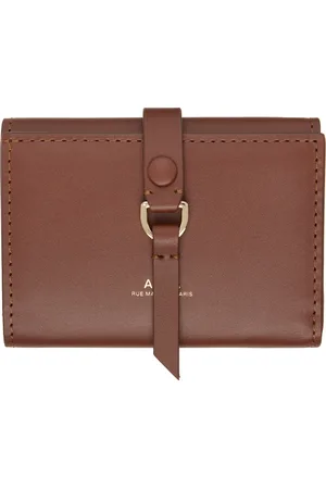 A.P.C. Brown Noa Trifold Wallet