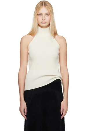 Lisa Yang Off-White Freya Tank Top