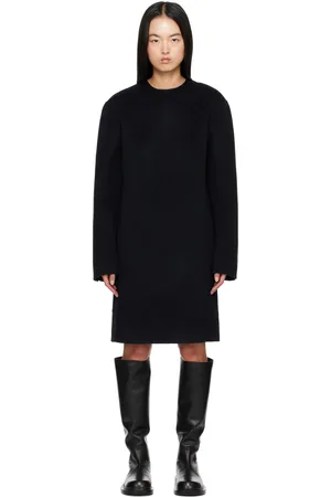 Totême Navy Broad Doublé Tunic Minidress