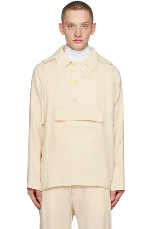 Auralee Off-White Viyella Jacket