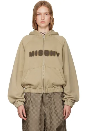 MISBHV Beige Community Zipped Hoodie