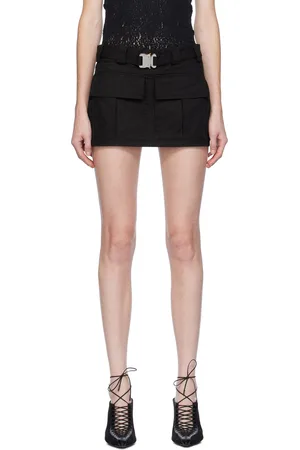1017 ALYX 9SM Black Buckle Miniskirt