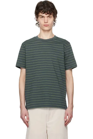 A.P.C. Blue & Green Aymeric T-shirt
