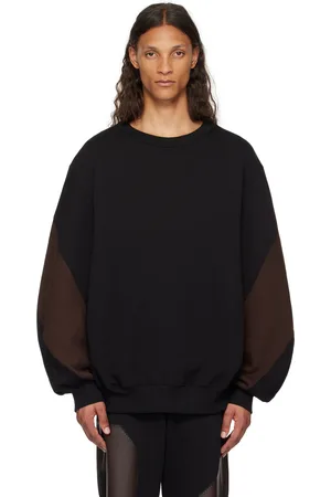 DRIES VAN NOTEN Black Loose Fit Sweatshirt