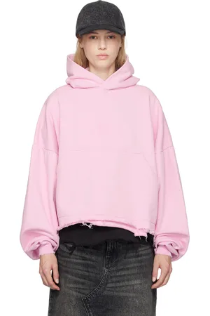 Balenciaga Pink Distressed Hoodie