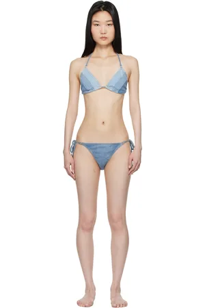 ZIMMERMANN Blue Tallow Denim Bikini