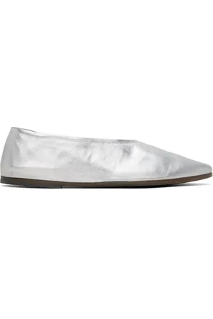 MARSÈLL Silver Coltellaccio Ballerina Flats