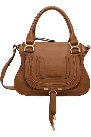 Chloé Tan Small Marcie Shoulder Bag