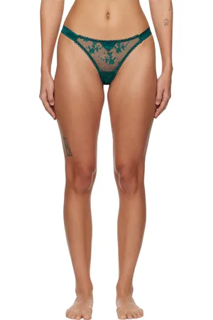 FLEUR DU MAL Blue Untie Me Thong