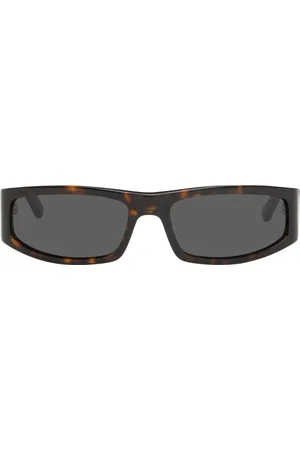 Courrèges Brown Tech Sunglasses