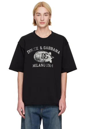 Dolce & Gabbana Black Cotton T-shirt