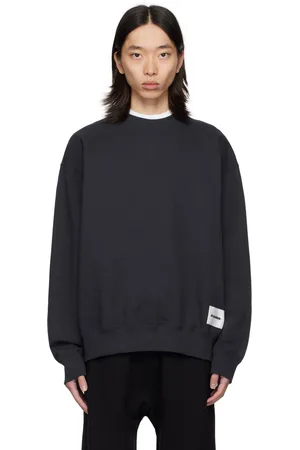 Jil Sander Navy Logo Patch Sweatshirt