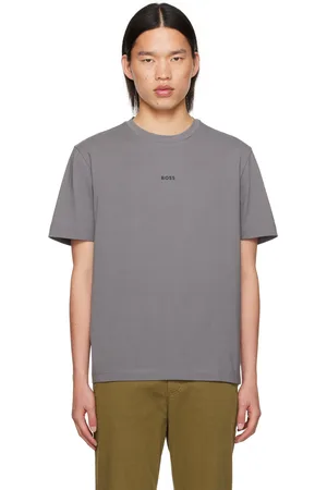 HUGO BOSS Gray Printed T-shirt