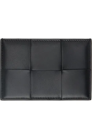 Bottega Veneta Black Credit Card Case