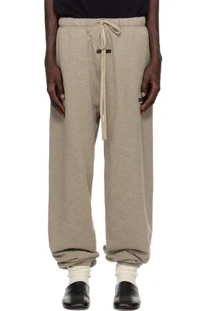 FEAR OF GOD Gray Fleece Essential Sweatpants