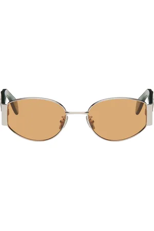 Retrosuperfuture Silver & Green X Sunglasses