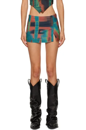 Miaou Multicolor Micro Miniskirt