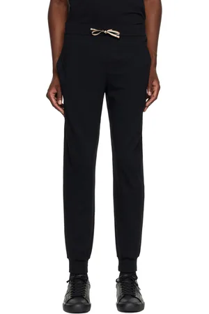 HUGO BOSS Black Printed Logo Sweatpants