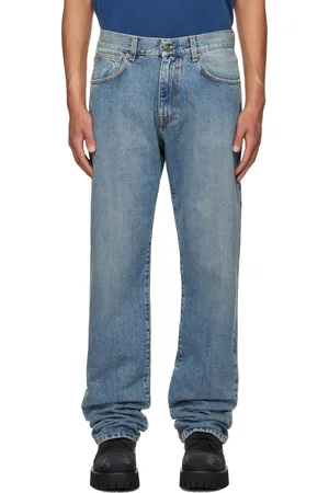 424 FAIRFAX Blue Loose Five-Pocket Jeans