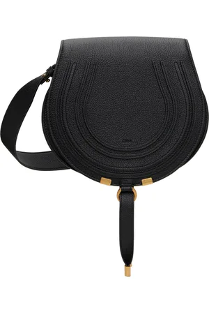 Chloé Black Medium Marcie Saddle Bag