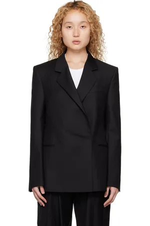 Alaïa Black Double-Breasted Blazer