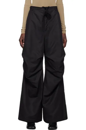 Maison Margiela Black Wide-Leg Trousers