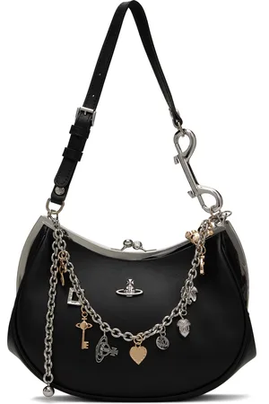 Vivienne Westwood Black Charm Frame Bag