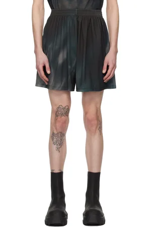 Gerrit Jacob Khaki & Black Paneled Jersey Shorts