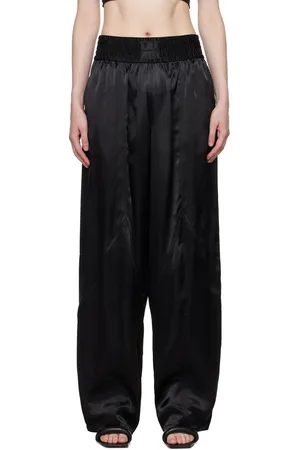 Alexander Wang Black Wide-Leg Trousers