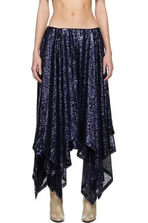 Nicklas Skovgaard Blue Isla Midi Skirt