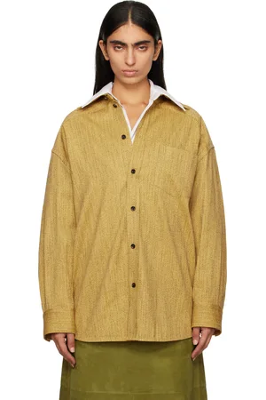 Bottega Veneta Yellow Light Cotton Frise Shirt