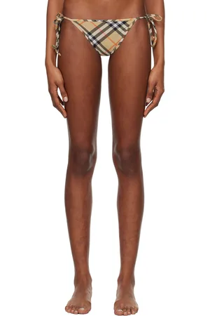 Burberry Beige Check Bikini Bottom