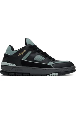 Axel Arigato Black & Green Area Lo Sneakers