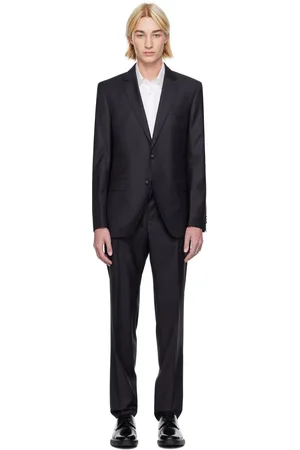 HUGO BOSS Navy Slim-Fit Suit