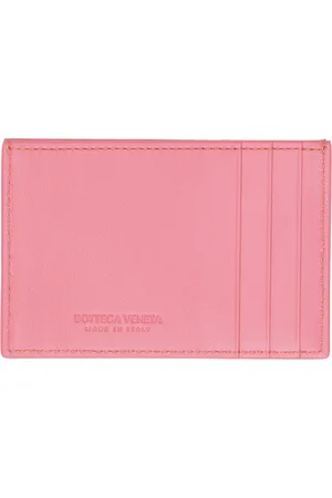 Bottega Veneta Pink Credit Card Case