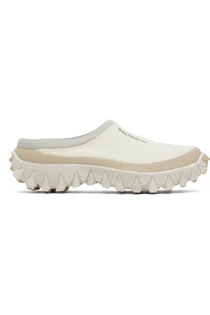 Salomon Beige & Off-White Snowclog Sneakers