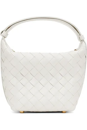 Bottega Veneta White Candy Wallace Bag